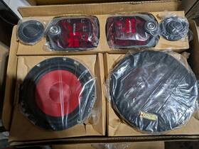 Y65sxc Visonik Vtg Nos Rare Flagship Car Stereo Audio Speaker 6.5 Component Set