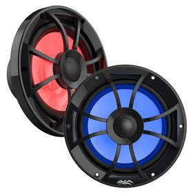 Wet Sounds 810042171817 Recon 8-bg Rgb Series 8 Inch Speaker Black Xs Grille And Tweeter