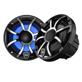 6-xsb-ss Wet Sounds 814820022285 Revo Black Xs Stainless Grill 6.5 Inch Marine Led Speakers