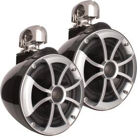 Icon8-b-ua Wet Sounds Icon8-bsc Black 8 Inch Tower Speakers With Adptc3-s Swivel Clamps