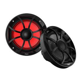 Recon-6-bg-rgb-uvg Wet Sounds Recon 6-bg Rgb Series 6.5 Inch Speaker Black Xs Grille Tweeters