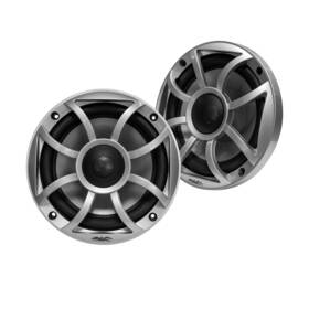 Recon5-s Wet Sounds Recon Series 5.25 Inch Speakers Silver Xs Grill Used Very Good