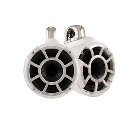 Rev10w-fc Wet Sounds Rev 10 Fixed Clamp Tower Speakers - White Pair Used Good