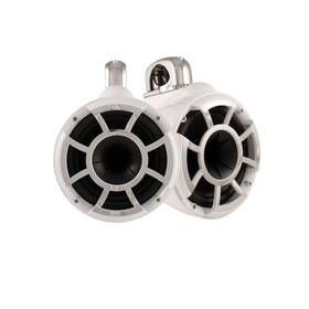 Rev8w-sc Wet Sounds Rev8 8 Inch Swivel Clamp Tower Speakers - White Pair Used Very Good