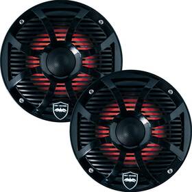 Revo6-swb-ua Wet Sounds Revo 6-swb Black Closed Sw Grille 6.5 Inch Led Speakers Used Acceptable