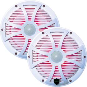 Revo8-sww-kba Wet Sounds Refurbished Revo 8-sww Marine Led Coaxial Speakers Pair