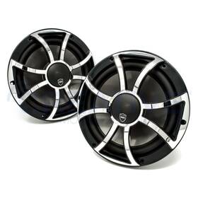 Revocx-10xs-b-sss4 Wet Sounds Revo 10cx Xs-b-ss Black 10 Inch Marine Led Speakers - Used Very Good