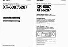 Xr-6087 Xr-6287 Sony Fm-am Cassette