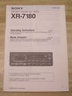 Xr-7180 Sony Fm-am Cassette Car