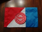 Kenosha Rambler Dealership Patch And Amc Antenna Flag American Motors Amx. Fixed Price $15.00.