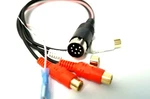 Blaupunkt Car Radio Cassette To Connect Amplifier 8 Pin Mle Din 4 Rca. Fixed Price $39.50.