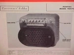 1946 Pontiac Torpedo Convertible Streamliner Radio Service Manual Brochure. Fixed Price $19.99.
