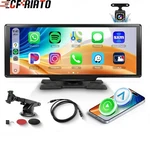 10.26" Portable Apple Carplay Android Auto Fm Bt Touch Screen Radio + Camera. Fixed Price $51.99.