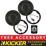 Kicker KSC6504 6.5" Oem Speaker Replacement Full Kit For Honda Civic 2001-2005. Fixed Price $129.99.