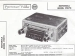 1957 Motorola CTM7X For Chevrolet Car Radio Photofact Manual Am Receiver Auto. Fixed Price $11.04.