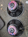 Vintage Old School Pyle Pro Woofers Pair PW1570-US. Fixed Price $199.99.