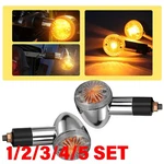 Turn Signals Front Rear Blinker Indicator Light Amber 1-5SET. Fixed Price $8.54.