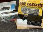 Vintage Realistic Super Mini Stereo Car Cassette Tape Player #12-1803 New Box. Fixed Price $149.99.