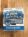 Vintage Realistic Weateradio For Car By Shack Original Box. Fixed Price $37.00.
