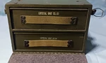 Wwii Era Signal Corp Wooden Drawer Portable Storage Cabinet CH-219 Rare. Fixed Price $39.95.