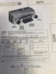 1955 Chevrolet Motorola Radio, Model CTA-5, 12 Volt Photofact Folder Auto. Fixed Price $14.99.