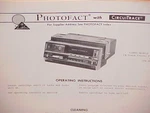 1970 Gibbs 8-TRACK Stereo Tape Player/fm Mplx Radio Service Manual CR-644 CR-645. Fixed Price $20.99.