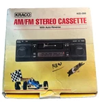 Vintage Kraco KID-A588 Am/fm Stereo Radio Auto Reverse Cassette Player Nos. Fixed Price $139.99.