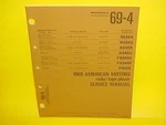 1969 Amc Javelin Sst Amx Sc/rambler Motorola 8-TRACK/AM-FM Radio Service Manual. Fixed Price $34.99.
