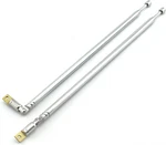 Universal Telescopic Antenna 65CM 2-PACK Stainless Steel Replacement Radio Tv Fm. Fixed Price $10.96.