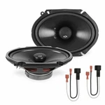 Rear Door Car Speaker Replacement Package For 2004-2009 MAZDA3 Nvx. Fixed Price $77.99.