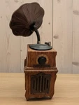 Wooden Radio Retro Vintage Style Phonograph Rado With Bluetooth Fm/am/aux/usb.... Fixed Price $75.00.