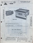 1959 Allstate Car Radio Model 6225/6256 Service Manual. Fixed Price $15.00.