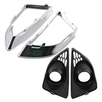Pair Chrome Fog Light Grille Bezel Trim Ford Fusion Sel 2.5L 3.0L 2010-2012. Fixed Price $52.39.