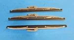 New Set Of 3 Stainless Finish Wiper Blades For Mgb 1969-1980 Original Arms. Fixed Price $47.50.