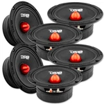 6X DS18 6.5" Midrange Bullet 140W Rms 4-OHM PRO-GM6.4B Loudspeakers. Fixed Price $234.95.