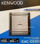New Kenwood KAC-D5101 Class D, 1-CHANNEL Mono Car Audio Amplifier. Fixed Price $249.00.