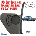 Custom Autosound KCIM64 1964 Chevy Impala Kick Panels & 6.5" Speakers No Air. Fixed Price $174.95.
