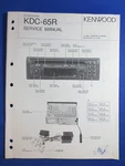 Kenwood KDC-65R Cd Player Service Manual Factory Original The Real Thing. Fixed Price $17.83.