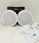Guzare N4001 4" Black Waterproof Marine Speakers, Flush Mount For Boat, Car, Atv. Fixed Price $39.21.