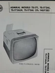 Sams Photofact Repair Service Parts Manual For Admiral Tv Models TS-171 & More. Fixed Price $11.00.