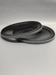 Audiofrog GS8ND2 , Aluminum Rings Silver With Grills For Woofers. Fixed Price $145.00.