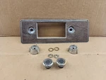 72 Ford Ltd Radio Woodgrain Faceplate Trim Bezel W/knobs & Nuts Whole Set. Fixed Price $26.25.