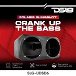 DS18 SLG-UDSD6 2015-2019 Polaris Slingshot Empty Enclosure Dual 6.5" Subwoofers. Fixed Price $145.95.