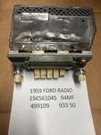 1959 Ford Push Button Radio. Fixed Price $38.00.