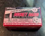 1950/60 Philmore American Explorer (VC-2000) Rocket Radio Untested. Fixed Price $75.00.