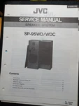 Jvc SP-95WDC Speakers Service Manual Original. Fixed Price $14.99.