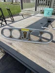 1936 Packard Senior Gauge Bezel And Radio. Fixed Price $425.00.