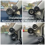 DS18 DX3N, Aluminum Pods For Midrange And Tweeters. Fixed Price $210.00.
