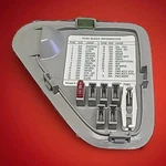 1995-1999 Obs Chevy Gmc Pickup Truck Fuse Box Door Lid Cover Silverado Gray Oem. Fixed Price $10.00.