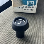 Corvette Radio Volume Knob 1972-76 Nos Gm# 3986872. Fixed Price $38.25.